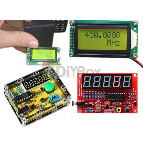Crystal Oscillator Frequency Counter Tester meter 1Hz-50MHz 1MHz-1.1GHz DIY Kits - Picture 7 of 33
