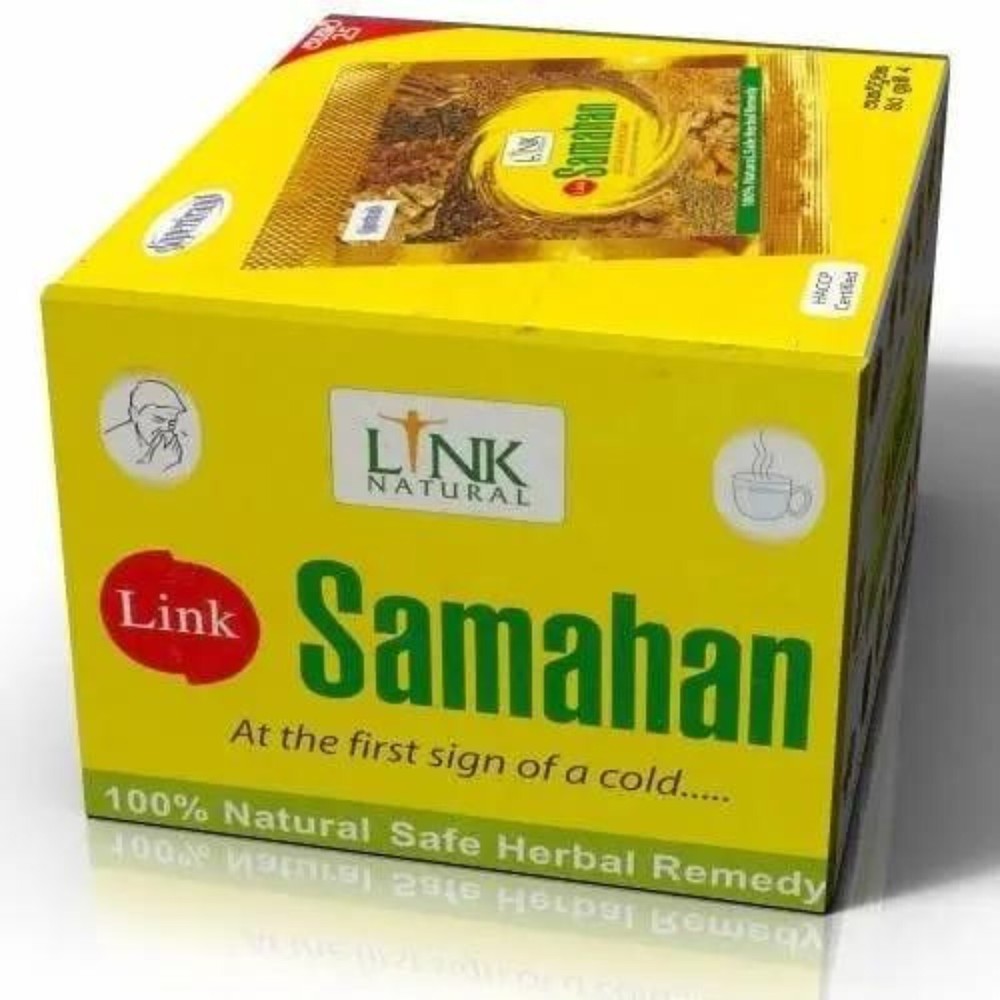 Link Samahan Ayurvedic Herbal Tea Packets Sri Lankan Natural Drink Instant 400g