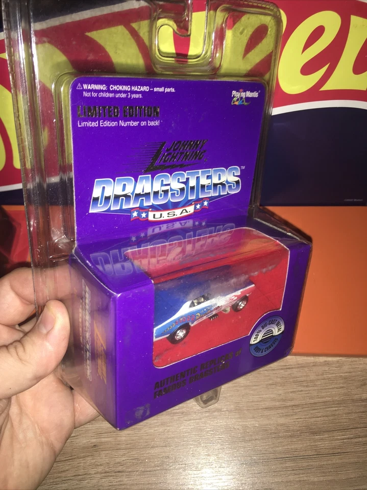 Johnny Lightning 320-27 Dragsters EE. UU. Ed McCollochs Revolution Demon #47/4800 Foto 2 de 4