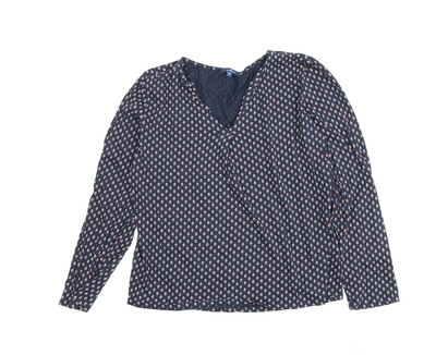 Tom Tailor Damen Bluse Mehrfarbig Geometrisch, Größe S
