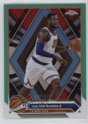 2023-24 Topps Chrome Aqua Refractor /199 Julius Randle #129 g6p