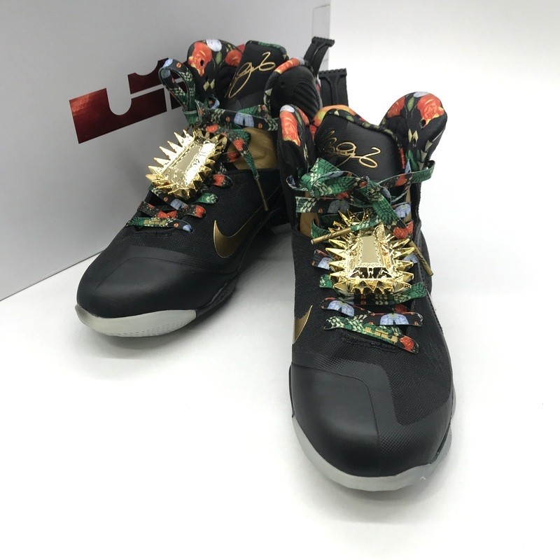 Nike Lebron 9 Watch The Throne Black Basketball Shoes Men 8.5US
