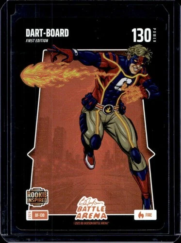 2025 Bo Jackson Battle Arena Jaxson Dart Dart-Board Fire RC #BF-130