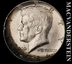 1964 Silver Kennedy Half Dollar - Choice Gem Brilliant Unc  Toned  #L6587