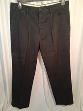 Dockers D3 Pleated Front Pants Men's 34X30 inch Black