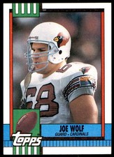 1990 Topps Joe Wolf Phoenix Cardinals #443