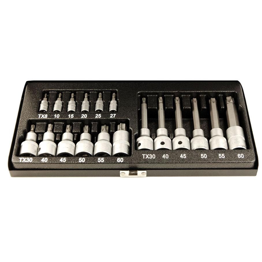 Embouts Torx courts et longs T8 à T60 pour extraire les vis grippées sans riper