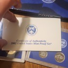 2002 U.S. Mint Proof Set San Francisco Mint 50 State Quarters with COA & Box — photo 9