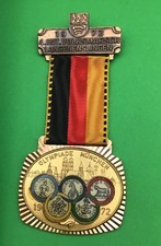 Wander Orden Medaille Wandernorden 4 Intern. Volksmarsch 1972 Olympiade München