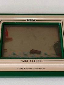 Nintendo PP-23 Popeye Wide Screen Game and Watch 1983 Japan Tested #05684117