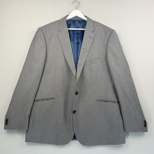 Giacca blazer uomo Taylor & Wright 46R grigio con bottoni vestibilità regolare