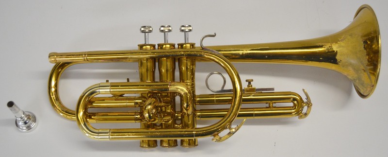 BUESCHER 400 CORNET WITH BACH 7C MOUTHPIECE