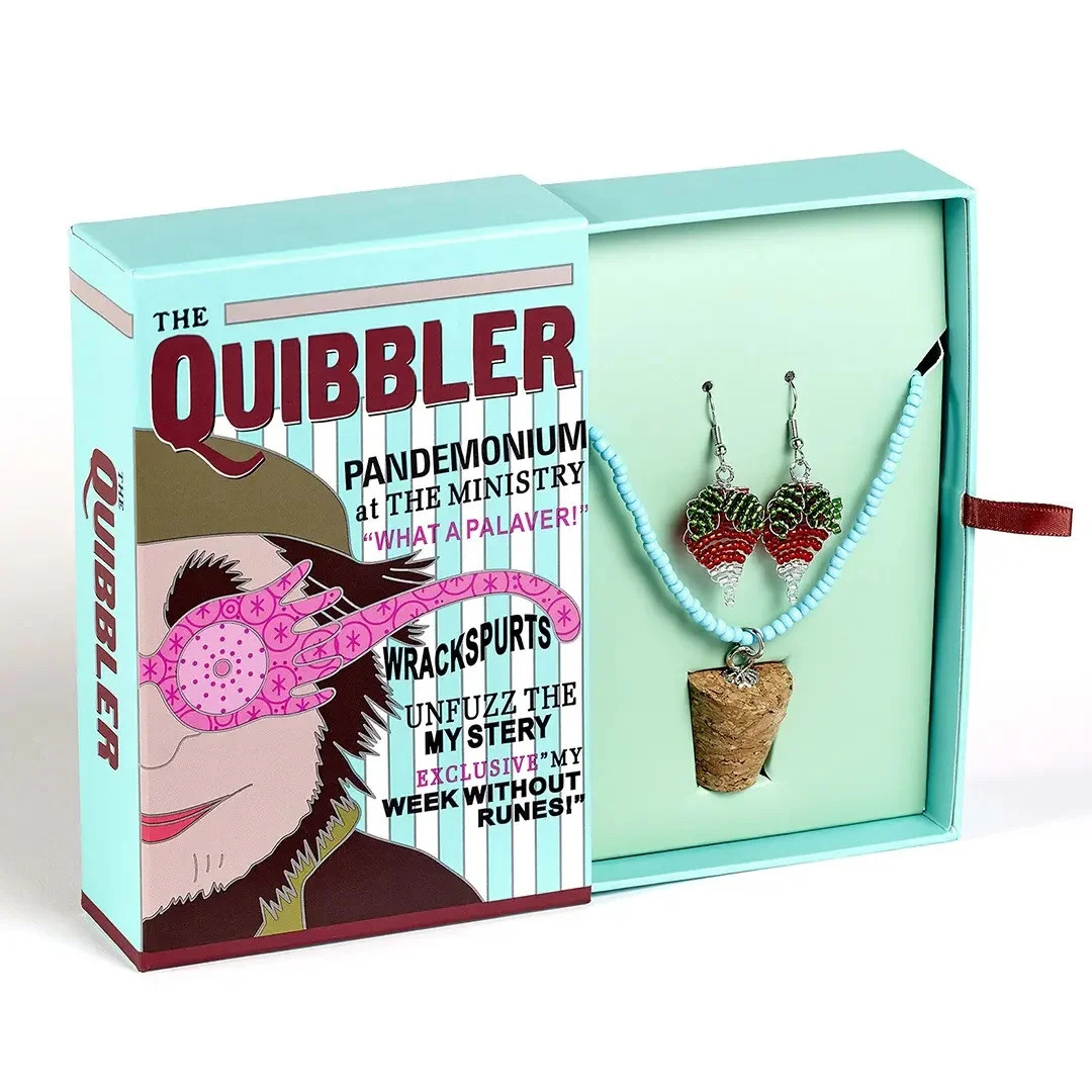 Coffret cadeau Harry Potter avec les bijoux de Luna Lovegood pour fan