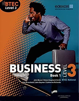 BTEC Level 3 National Business Student Book 1: Book 1 (Level 3 B