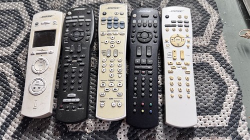 Lot Of 5 Mixed Bose Remote Controls Untested, As Is