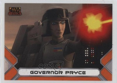 2018 Topps On Demand Star Wars Rebels Series Finale Orange Governor Pryce 17sn