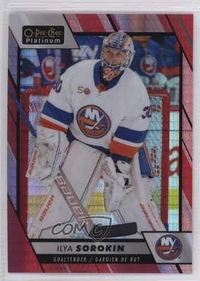 2023-24 O-Pee-Chee Platinum Red Prism /199 Ilya Sorokin #82 1uw9