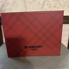 Burberry Hero Red Gift Box Limited Edition L 81/2in H 7in W 3in NEW
