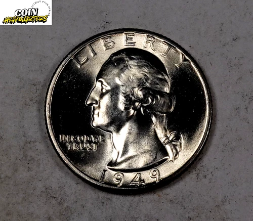 1949-D Washington Quarter * Gem BU++ * 90% Silver * XXQ440