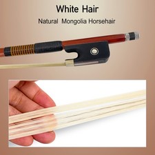 4/4 Cello Bow Ebony wood Frog Brazilwood with Mongolian Horse Hair