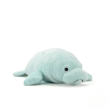 Marine Biology Series Big Manatee Plush Toy Simulation Animal Doll