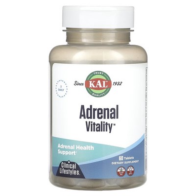 2 X KAL, Adrenal Vitality, 60 Tablets-Worldwide