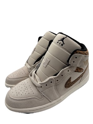 New Men s Size 11 Nike Air Jordan 1 Mid SE Shoes ''Brown Elephant'' DZ4129-102.
