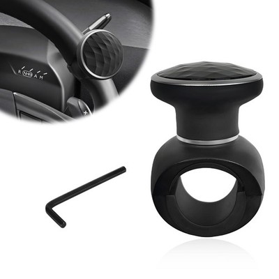 Steering Wheel Knob Spinner, 360 Degree Rotation Driving Suicide Knob with Me...