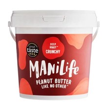 Manilife Manilife Deep Roast Crunchy Single Estate Peanut Butter 1kg