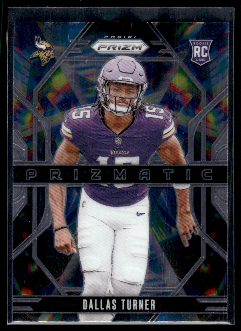 2024 Panini Prizm Prizmatic Dallas Turner Minnesota Vikings #17