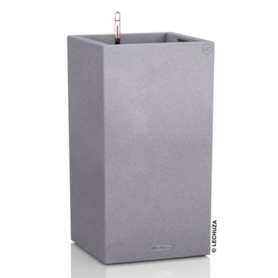 LECHUZA  Pflanzgefäße CANTO Stone High 30 Steingrau All-in-One