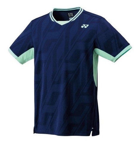 NEW Authentic Yonex Very Cool Men's Shirt Crew Neck Sports T-shirt Dark Navy S
