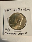 1965 Kennedy Half Dollar 40% Silver Circulated SET SHIPPING US Coin #620