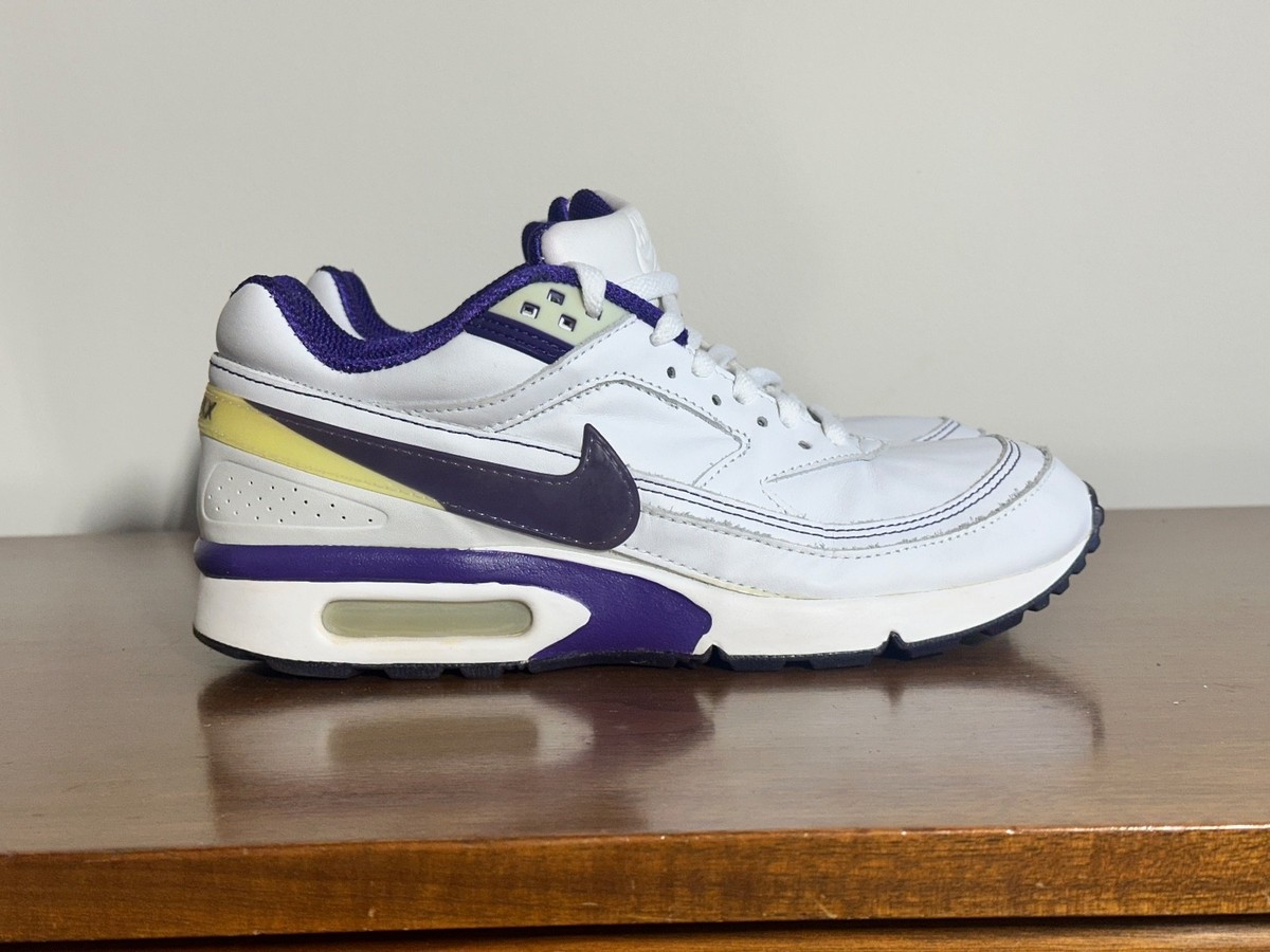 2001 NIKE WMNS AIR CLASSIC BW LEATHER LE WHITE VARSITY PURPLE 9