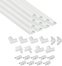 Cord Cover Kit, Self-Adhesive Wire Hiders