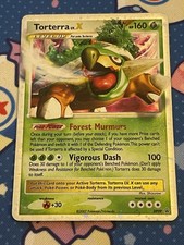 Pokémon TCG Torterra LV.X Black Star Promotional Holo Card DP09