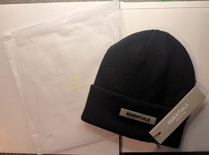 帽子 FOG essentials Beanie Black 23SS Fear Of God Essentials Beanie Sixth Collection Black | eBay