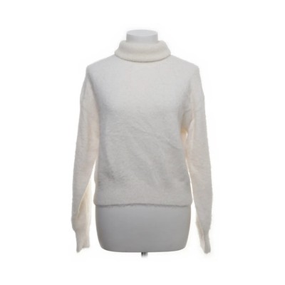 H&M, Rollkragenpullover, Größe: XS, Weiß, Acryl/Elasthan/Polyamid #gFu