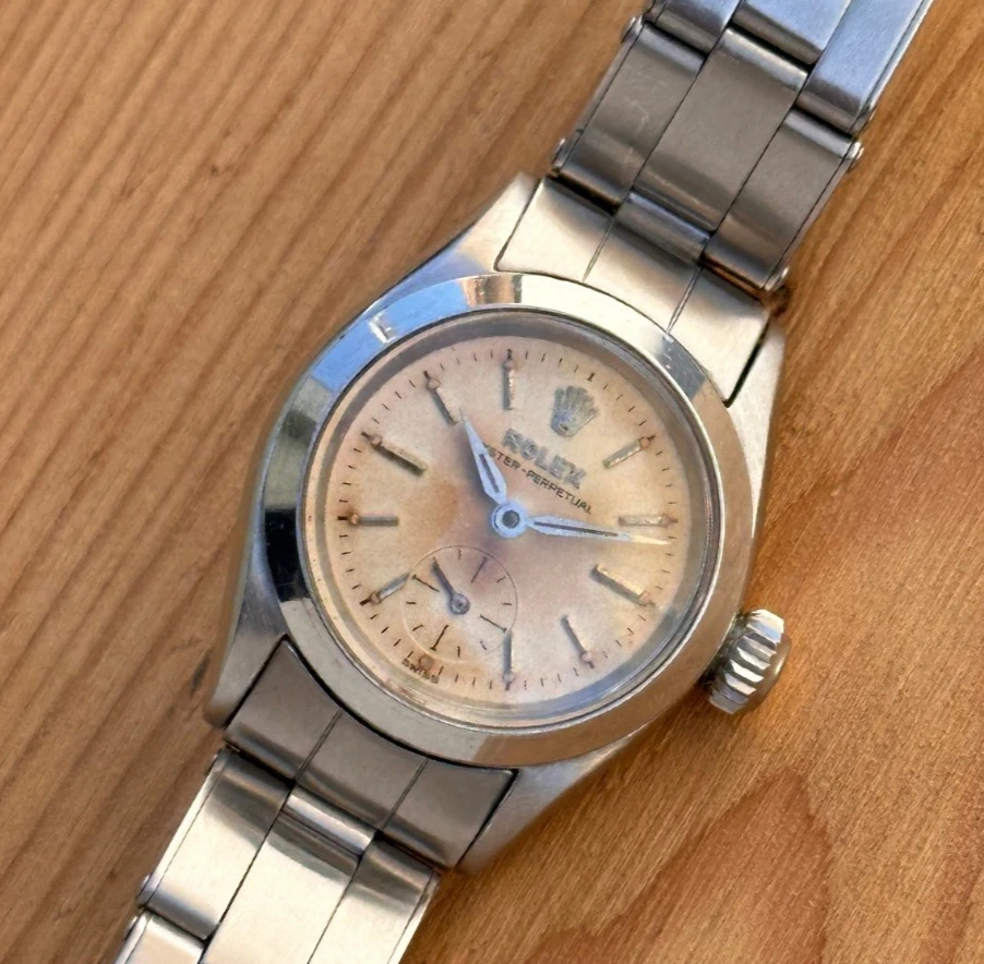 Vintage Rolex Ladies Oyster Perpetual 6504 Automatic 24 mm Watch Circa 1958 - Image 2 of 4