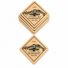 Waterloo Brewing Vintage Cardboard Bar Coaste...