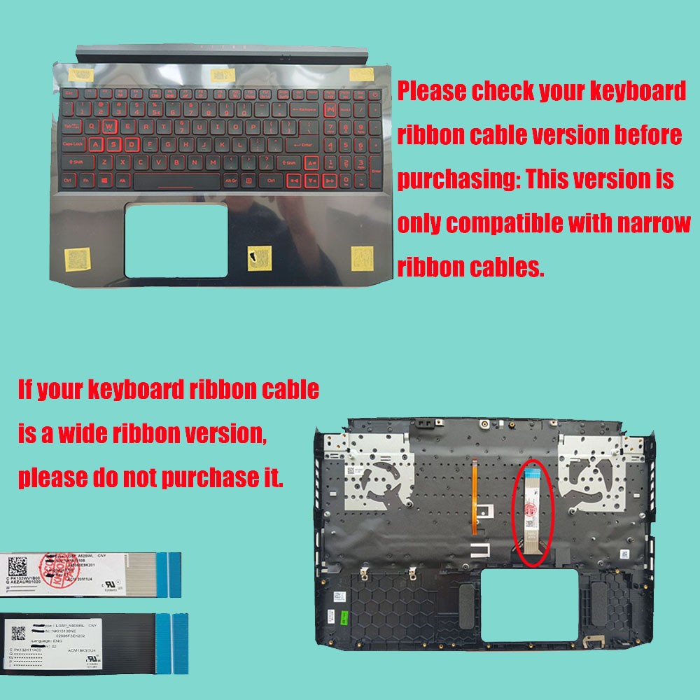 New Palmrest For Acer Nitro 5 AN515-55 AN515-57 6B.QAZN2.001