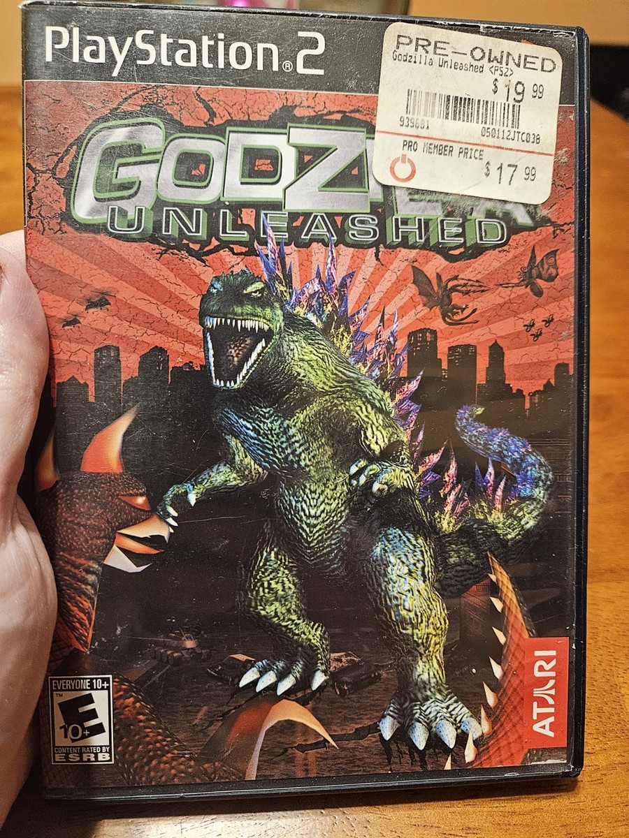 Godzilla Unleashed Playstation No Manual Tested Works