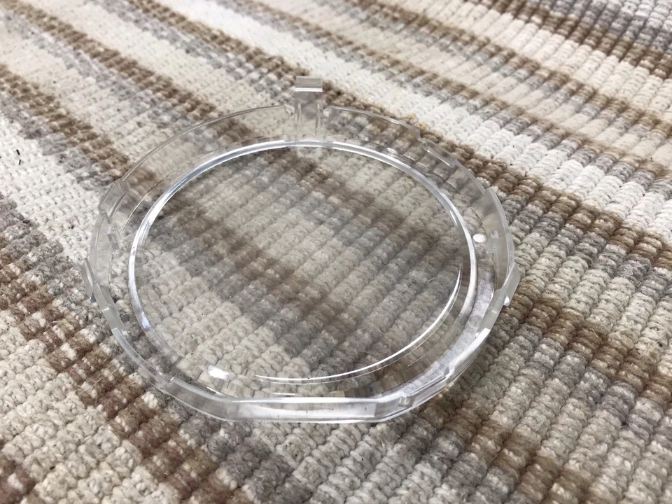 CLASSIC MINI COOPER S 89+ GENUINE ROVER TACHOMETER CLEAR LENS FOR 3-GUAGE DASH  - Image 2 of 2