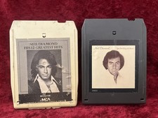 2 8-TRACK Tapes NEIL Diamond His 12 Greatest Hits  Don  t Bring Me Flowers
