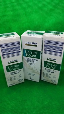 3 x Lacura Skin barrier boost Gesichtsserum mit Ceramiden & Squalan, á 30 ml