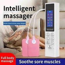 Electric Massage Machine Body Massager Meridian Physical Therapy TENS Pulse LCD