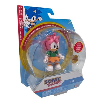 Sonic the Hedgehog Amy 4''   Classic Actionfigur mit Super Ring von Jakks Pacific
