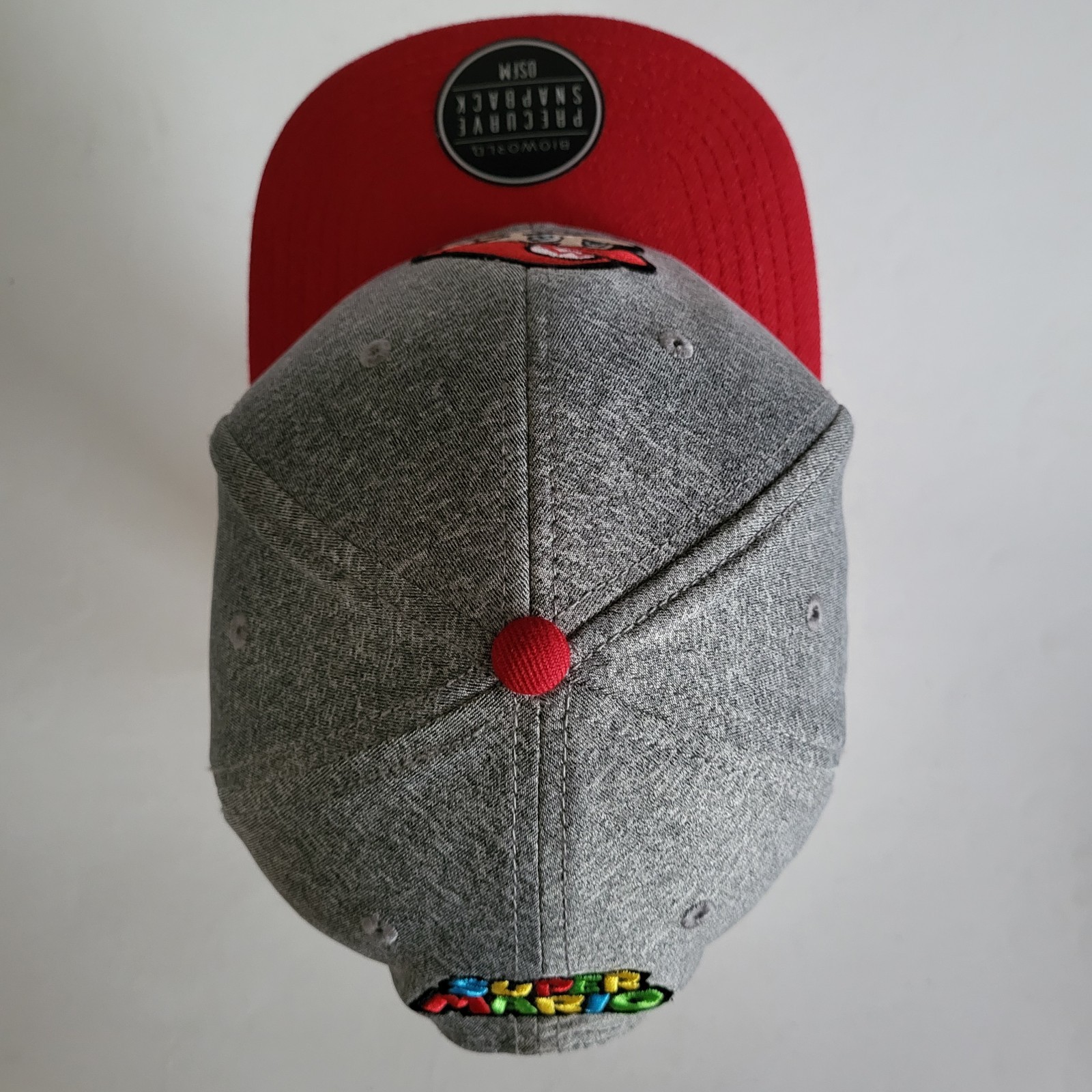 Super Mario Official Patch Snapback Hat 2018 Biow… - image 5