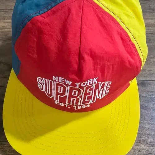 Supreme 18SS Pinwheel Nylon 5-Panel Cap Multi-Color Official