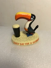 GUINNESS TOUCAN WITH BEER STATUE. OH MY GUINNESS! DECORATIVE NOVELTY. USA